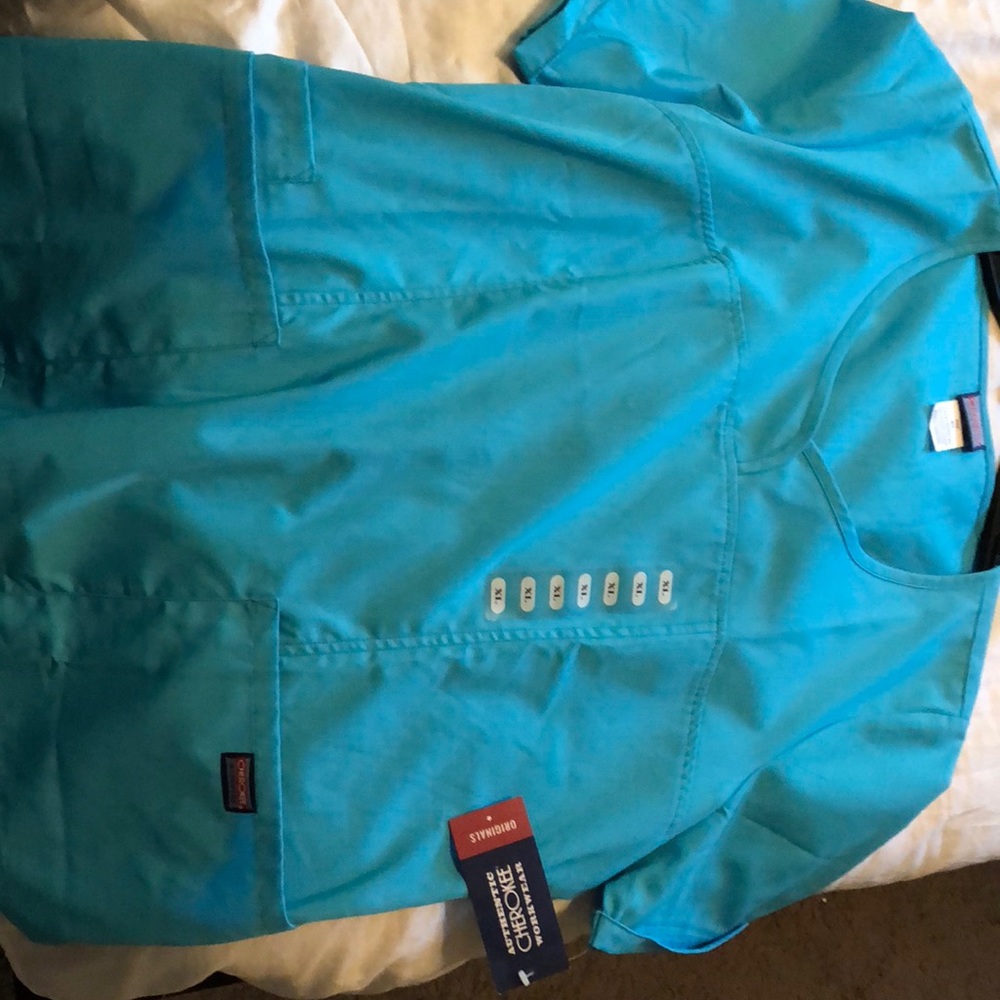 Turquoise scrubs